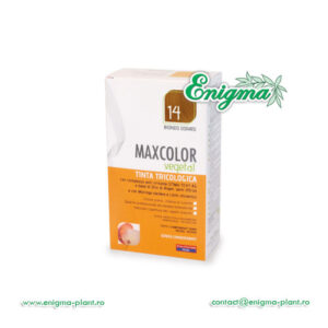 Vopsea de Par MaxColor Vegetal 14 BLOND-SATEN AURIU CASTANIU INCHIS Farmaderbe